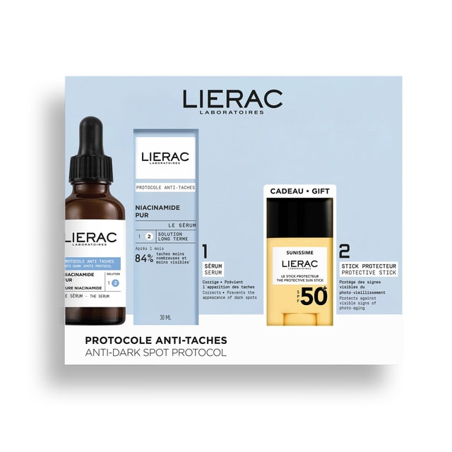 Set Serum Anti-Dark Spot + Schützender Stick SPF50+ gratis