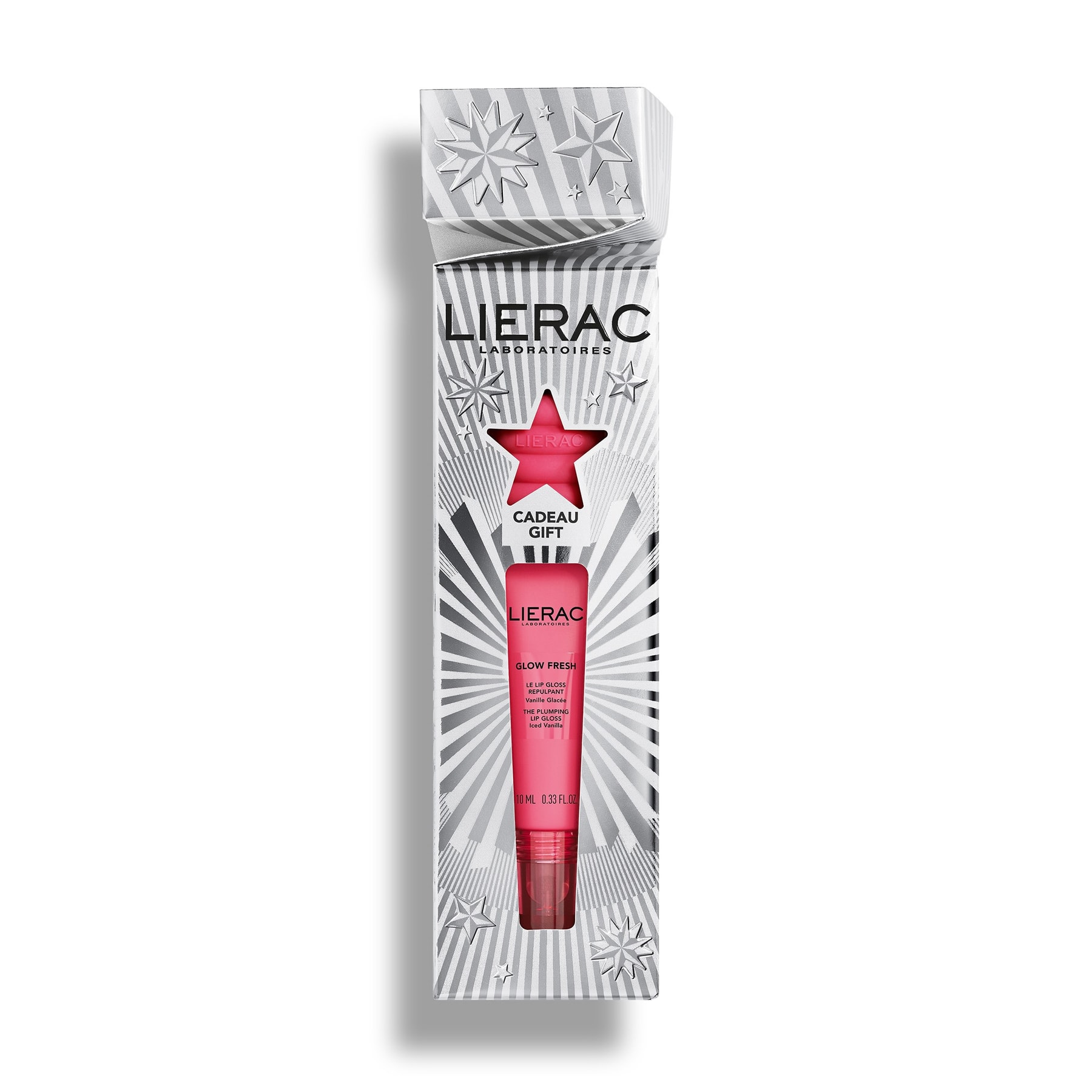 Glow Fresh Weihnachtsset der Aufpolsternde Lipgloss + Charm Schlüsselanhänger